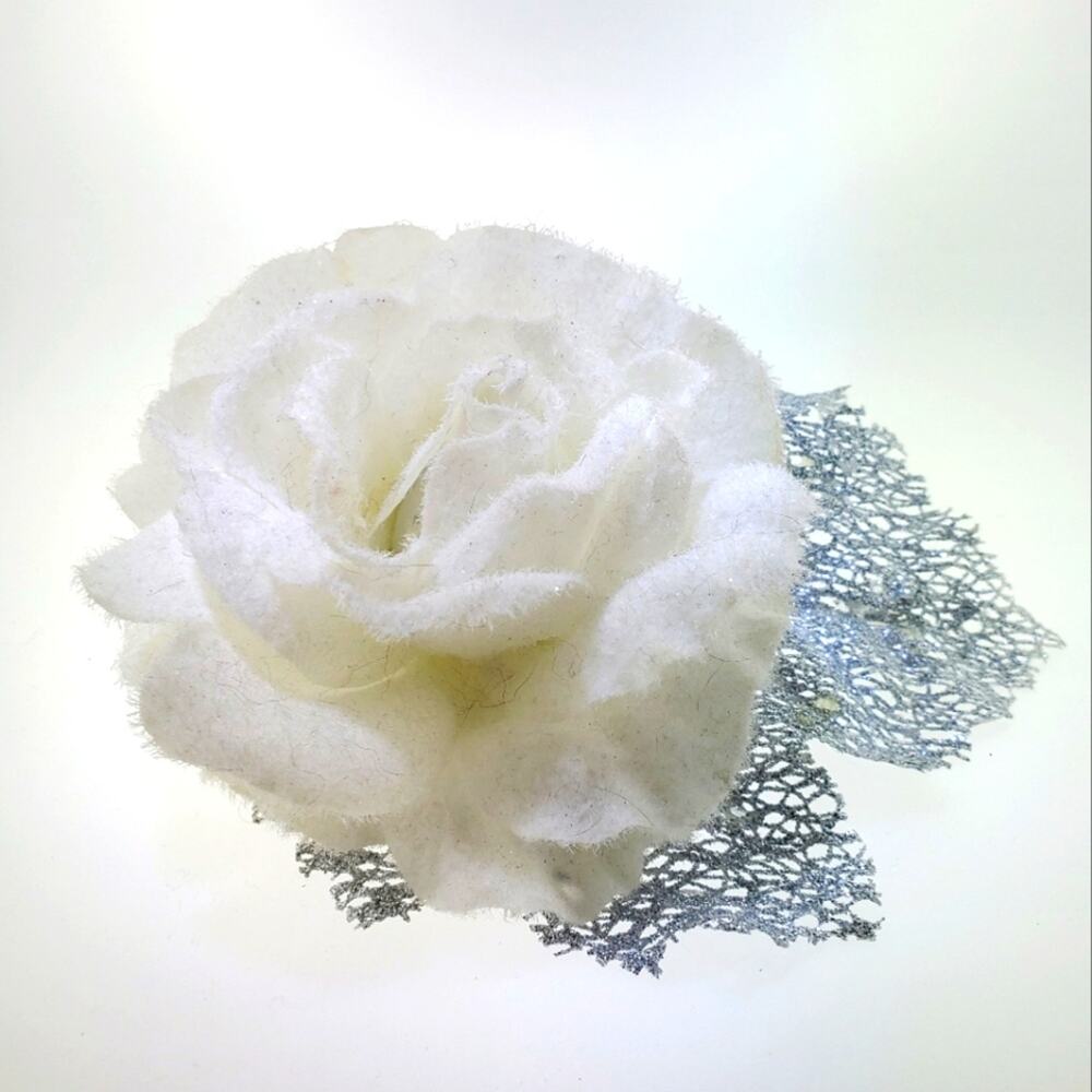 Be like Carrie ......... Accessorize with a large white flower lapel pin